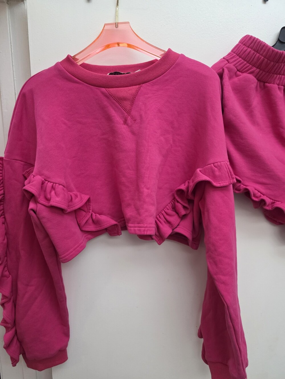 AMUR Ruffle Shorts Set Size Small - Picture 8 of 14